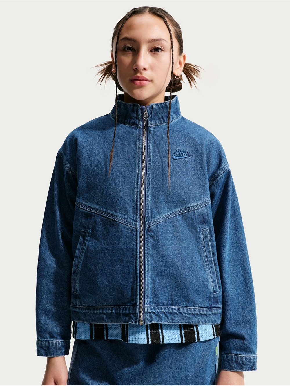 Nike Sportswear Collection Windrunner Jean Jacket Kids